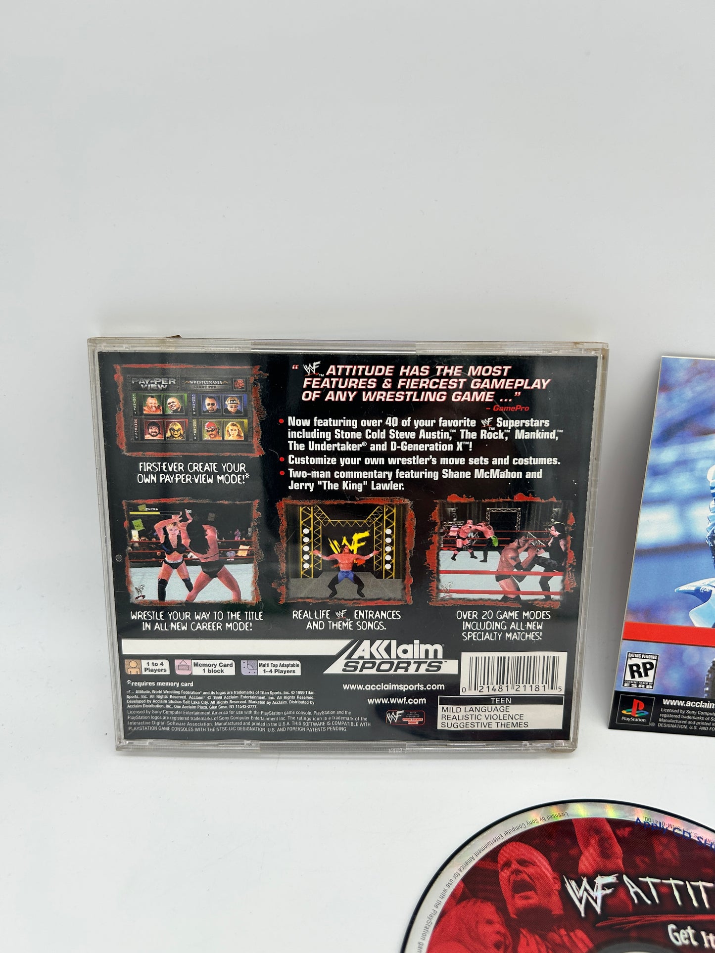 SONY PLAYSTATiON [PS1] | WWF ATTiTUDE