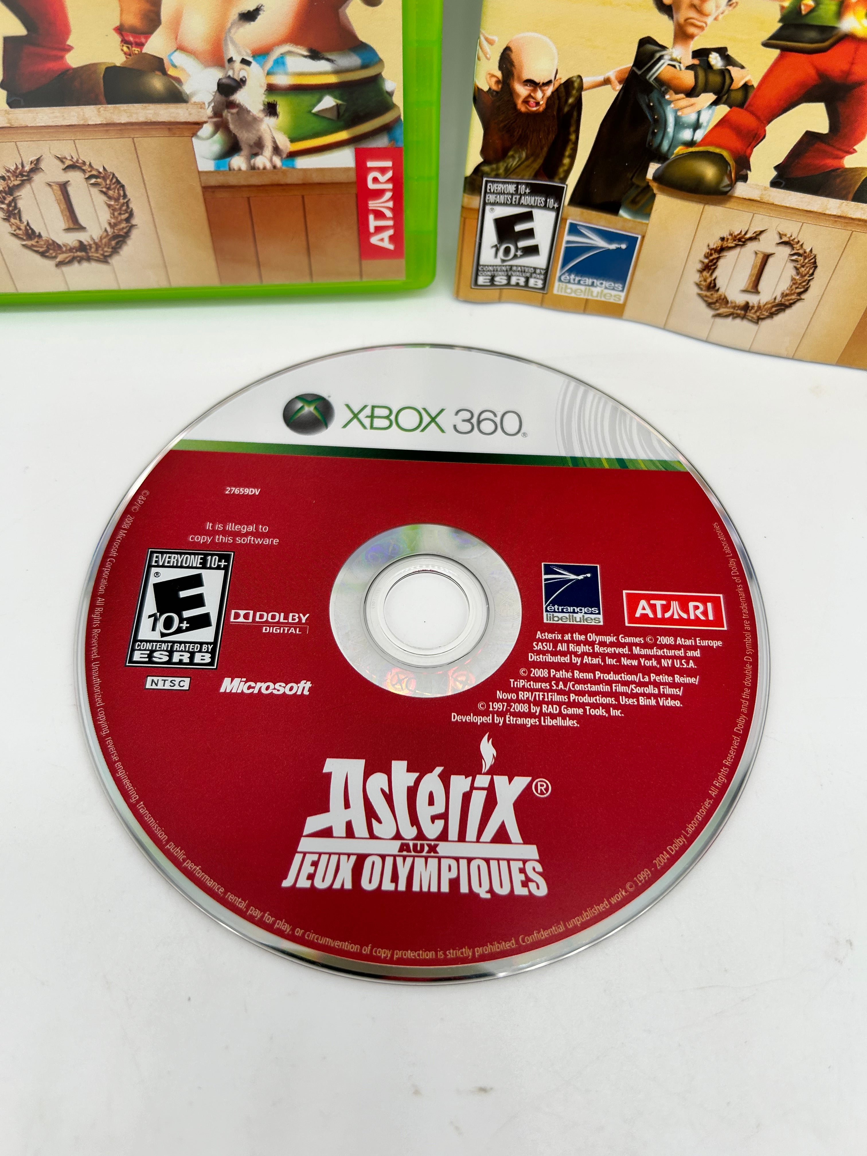 Microsoft XBOX 360 ASTERiX AT THE OLYMPiC GAMES PiXEL RETRO.COM