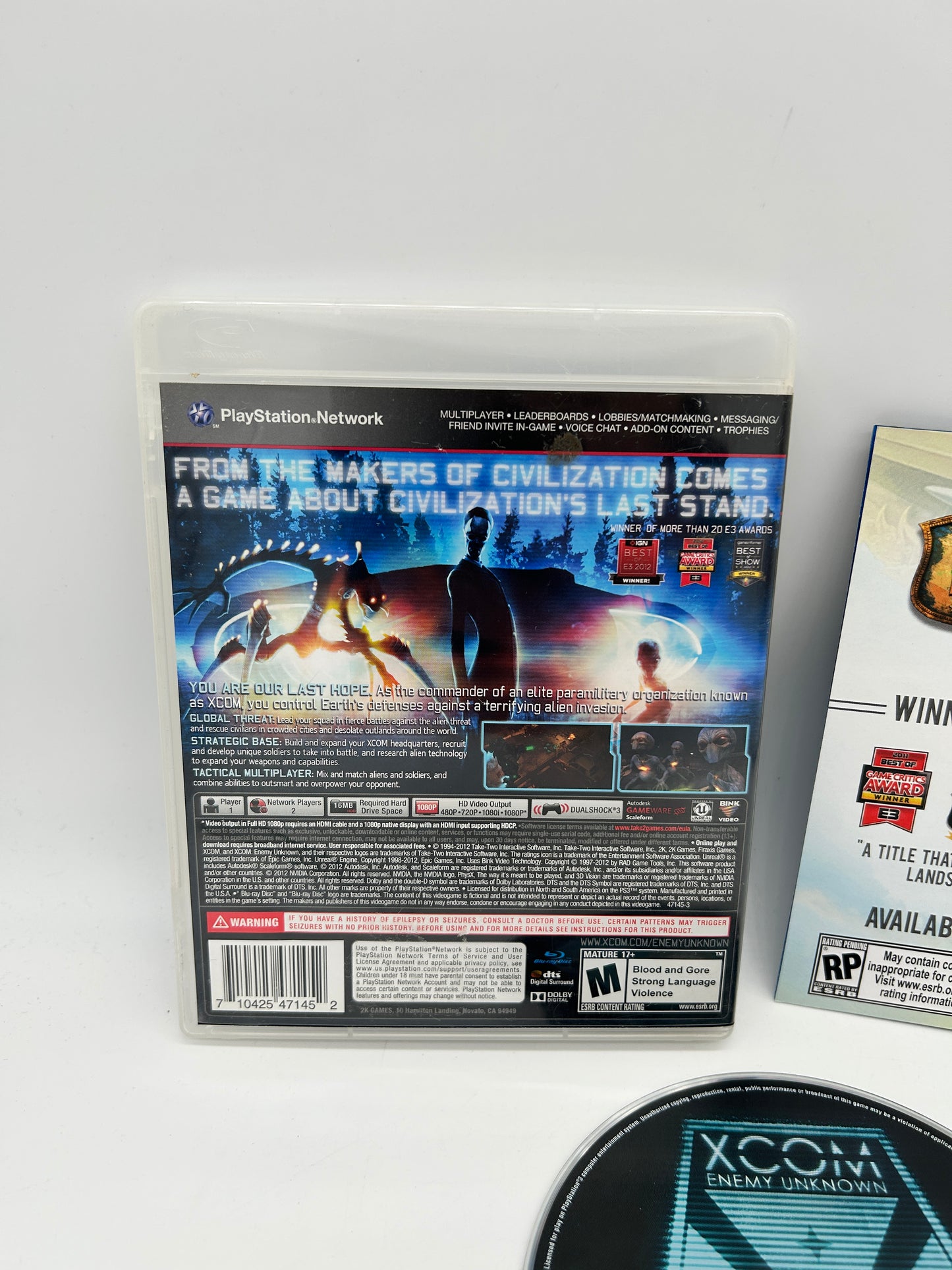 SONY PLAYSTATiON 3 [PS3] | XCOM ENEMY UNKNOWN