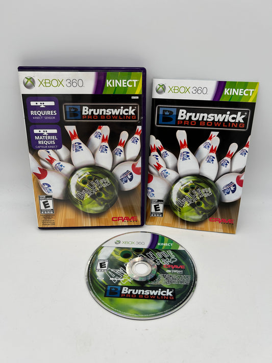 PiXEL-RETRO.COM : MICROSOFT XBOX 360 COMPLETE CIB BOX MANUAL GAME NTSC BRUNSWICK PRO BOWLING