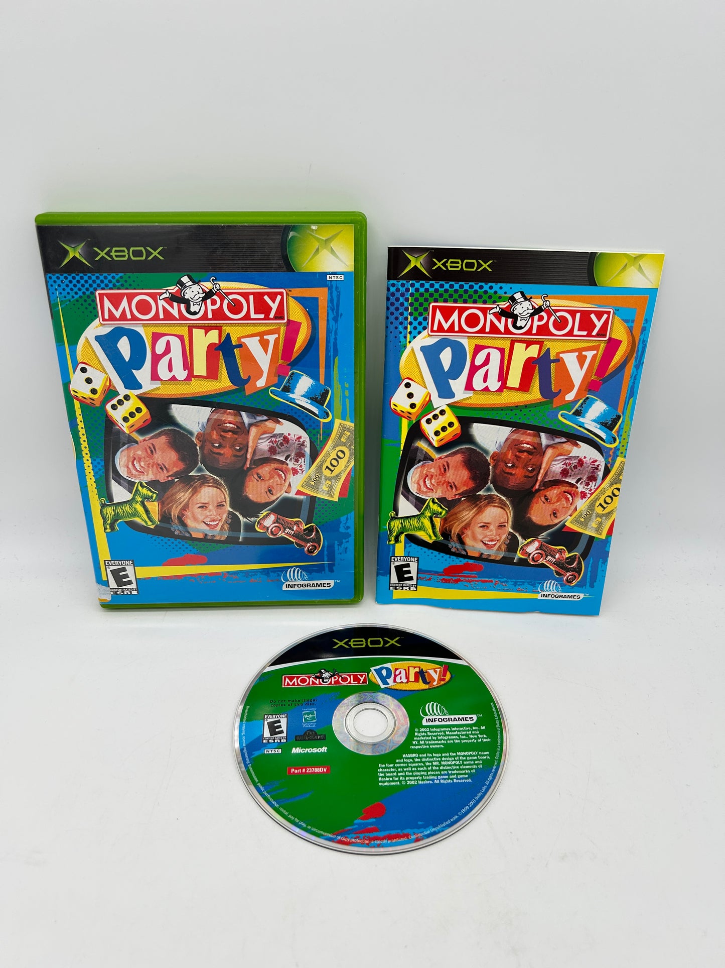 PiXEL-RETRO.COM : MICROSOFT XBOX COMPLETE CIB BOX MANUAL GAME NTSC MONOPOLY PARTY