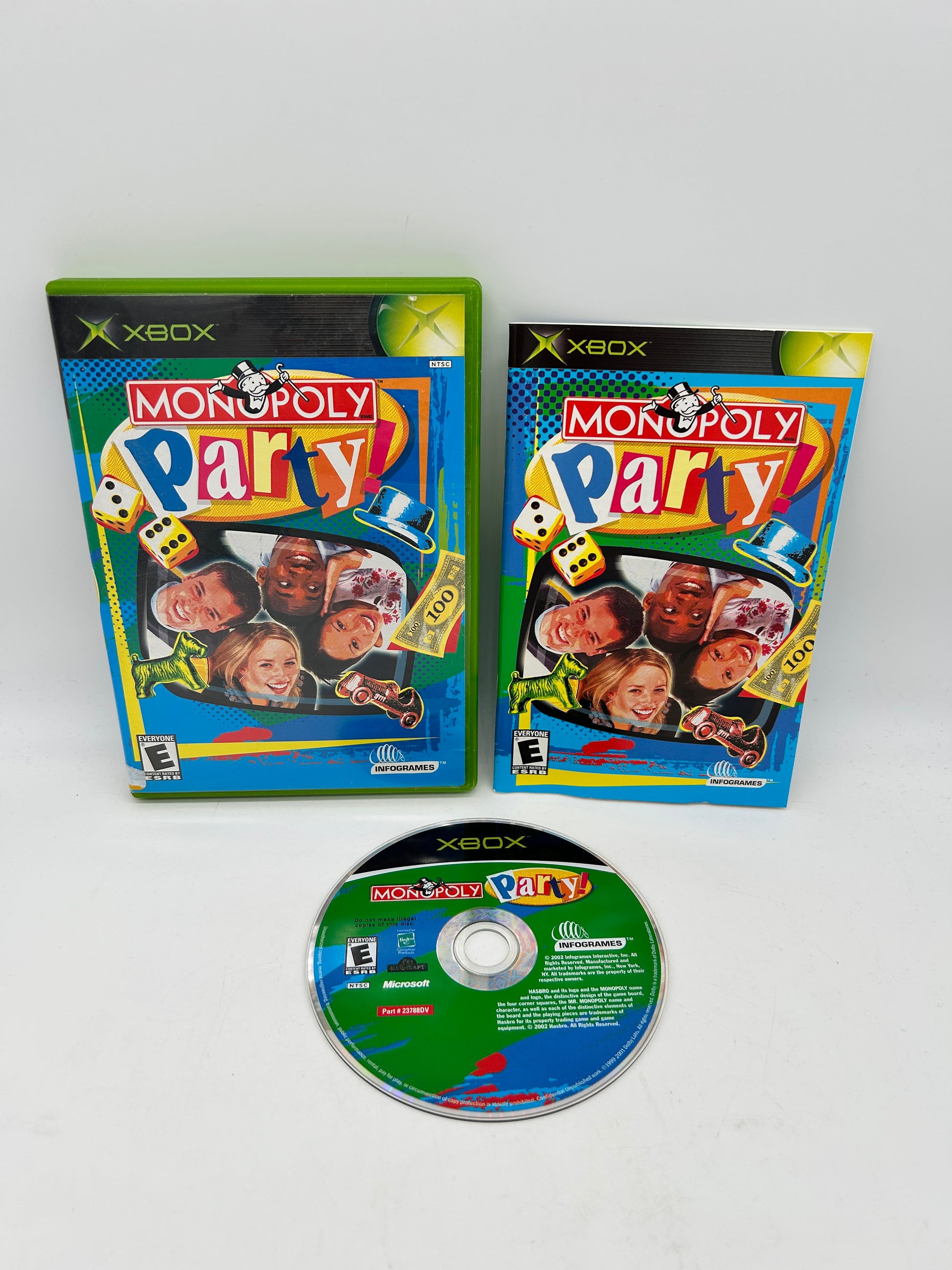 PiXEL-RETRO.COM : MICROSOFT XBOX COMPLETE CIB BOX MANUAL GAME NTSC MONOPOLY PARTY