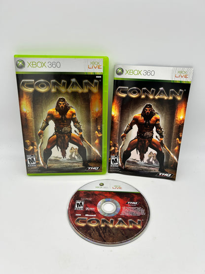 PiXEL-RETRO.COM : MICROSOFT XBOX 360 COMPLETE CIB BOX MANUAL GAME NTSC CONAN