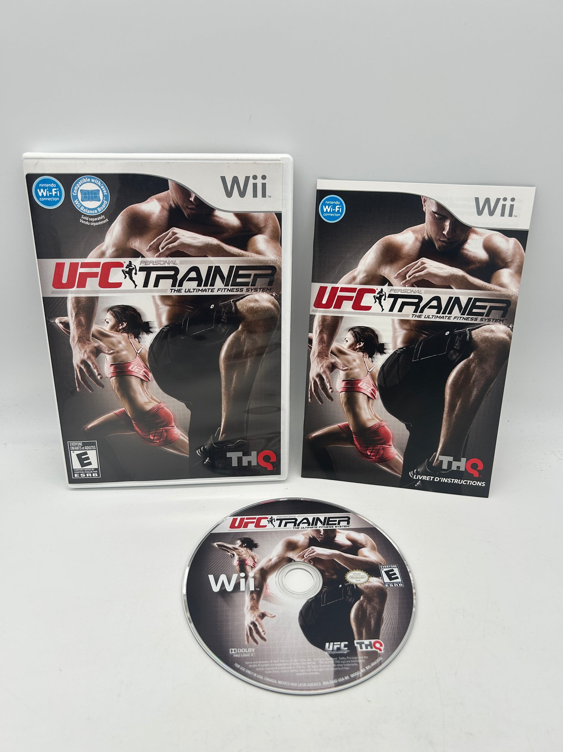 PiXEL-RETRO.COM : NINTENDO WII COMPLET CIB BOX MANUAL GAME NTSC UFC TRAINER