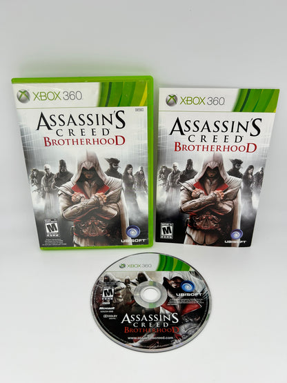 PiXEL-RETRO.COM : MICROSOFT XBOX 360 COMPLETE CIB BOX MANUAL GAME NTSC ASSASSIN'S CREED BROTHERHOOD