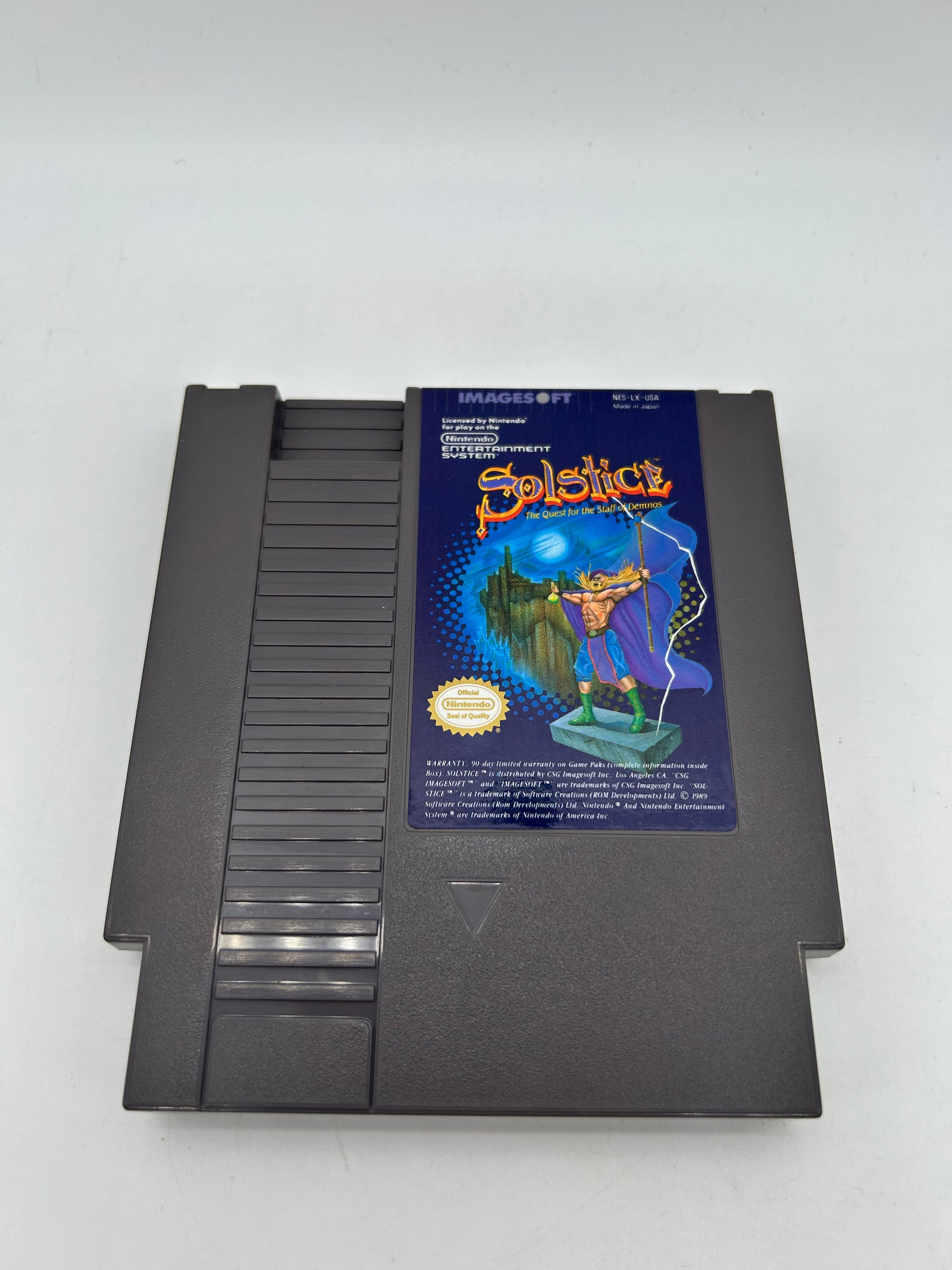 PiXEL-RETRO.COM : NINTENDO ENTERTAiNMENT SYSTEM (NES) GAME NTSC SOLSTICE THE QUEST FOR THE STAFF OF DEMNOS