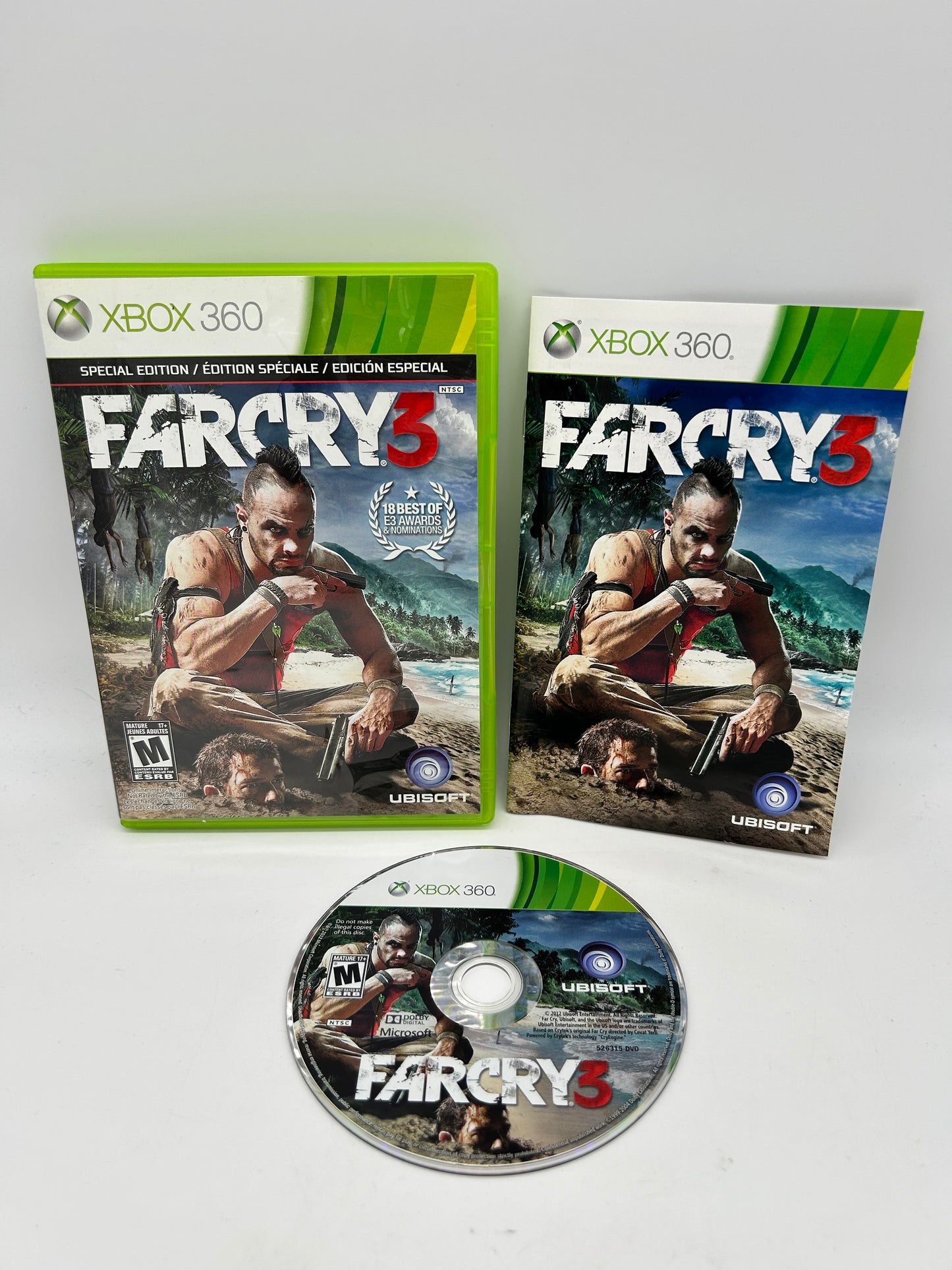 PiXEL-RETRO.COM : MICROSOFT XBOX 360 COMPLETE CIB BOX MANUAL GAME NTSC FAR CRY 3