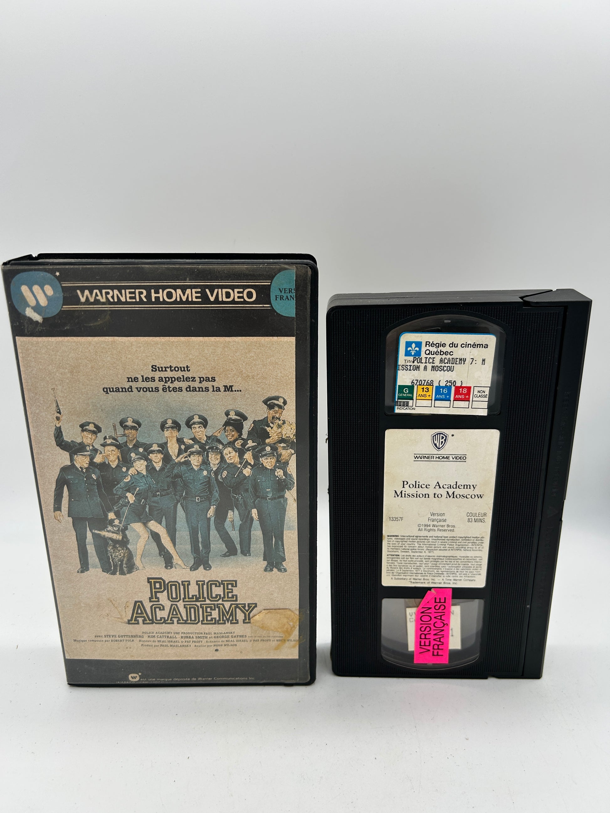 FiLM VHS FRANCAiS | POLiCE ACADEMY MiSSiON A MOSCOW [TO] 