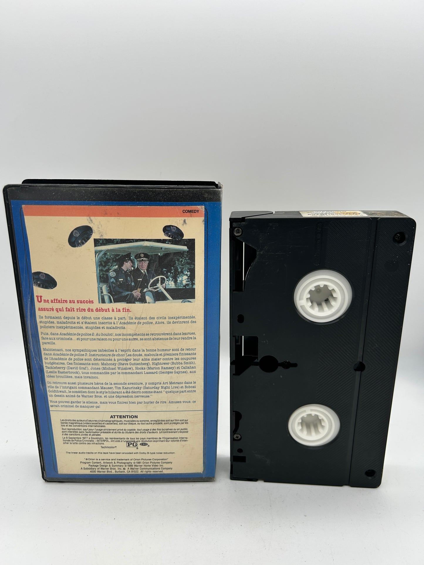 FiLM VHS FRANCAiS | POLiCE ACADEMY 3 iNSTRUCTEURS DE CHOC [BACK iN TRAiNiNG]