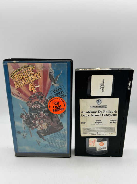 FiLM VHS FRANCAiS | POLiCE ACADEMY 4 AUX ARMES CiTOYENS