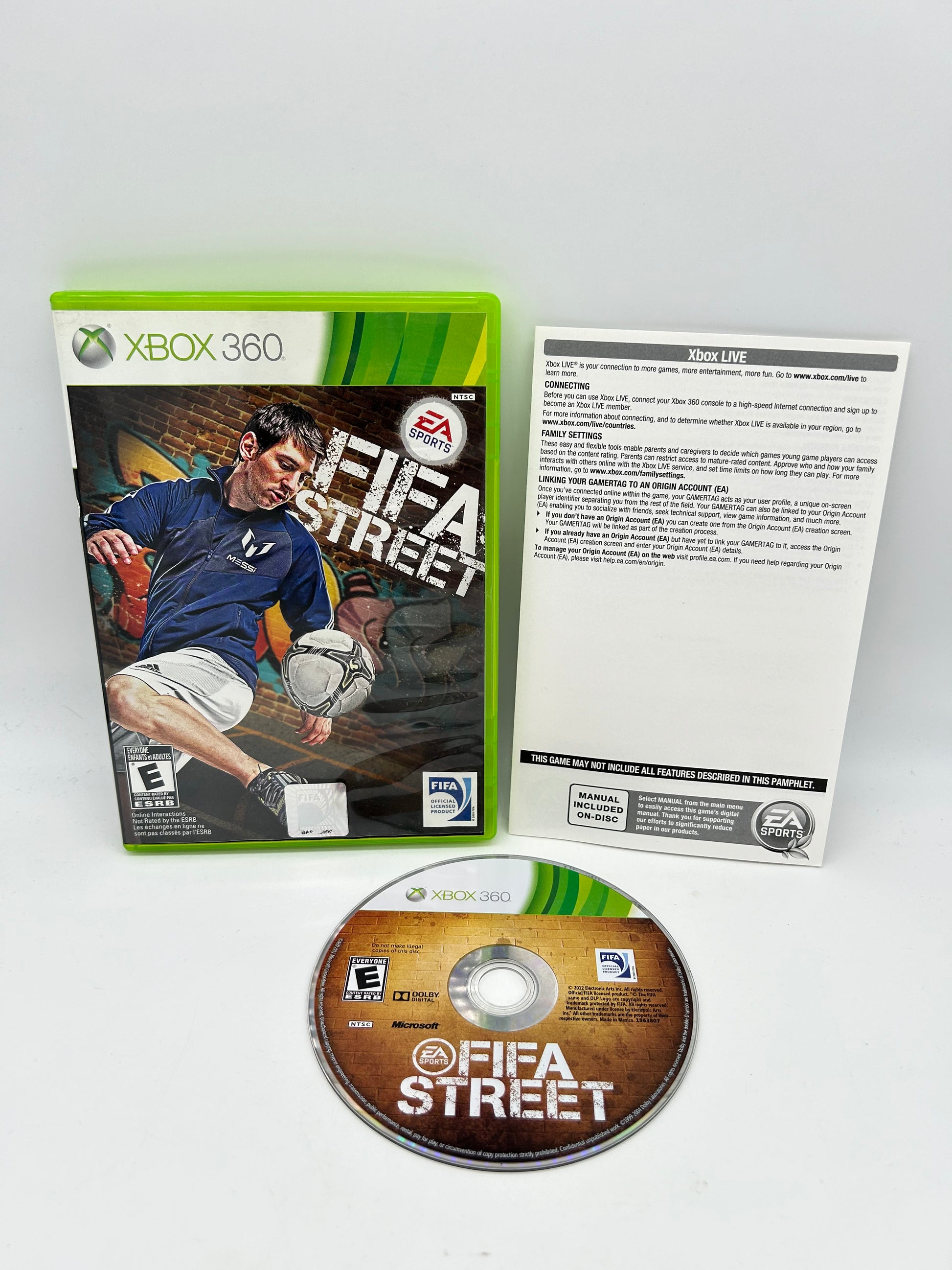 PiXEL-RETRO.COM : MICROSOFT XBOX 360 COMPLETE CIB BOX MANUAL GAME NTSC FIFA STREET