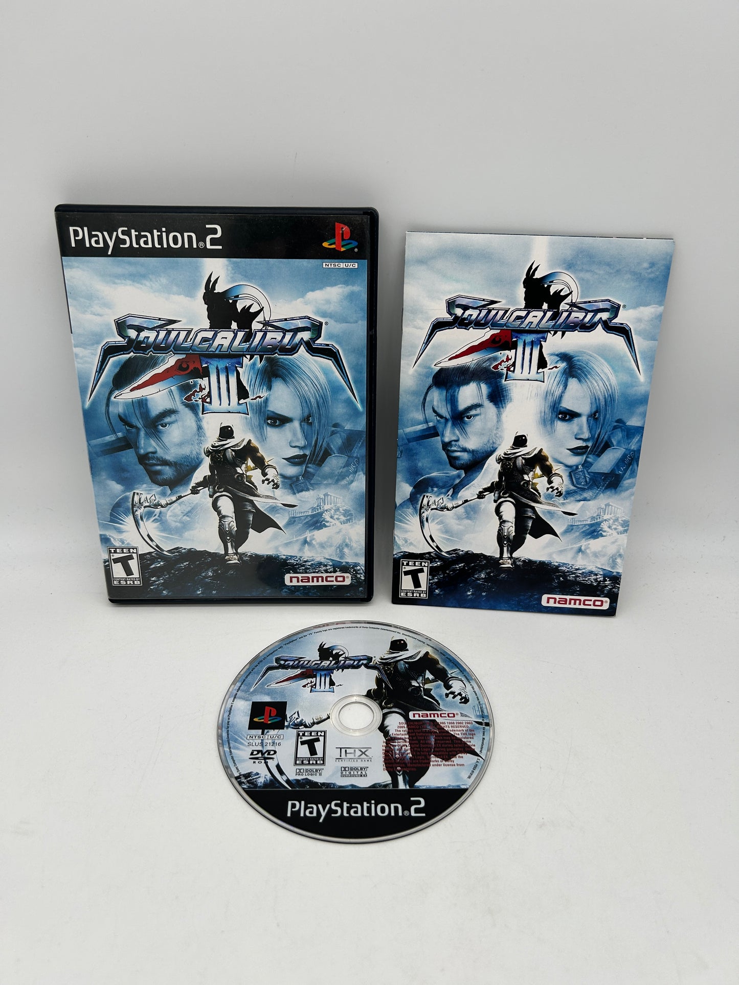 PiXEL-RETRO.COM : SONY PLAYSTATION 2 (PS2) COMPLET CIB BOX MANUAL GAME NTSC SOUL CALIBUR III