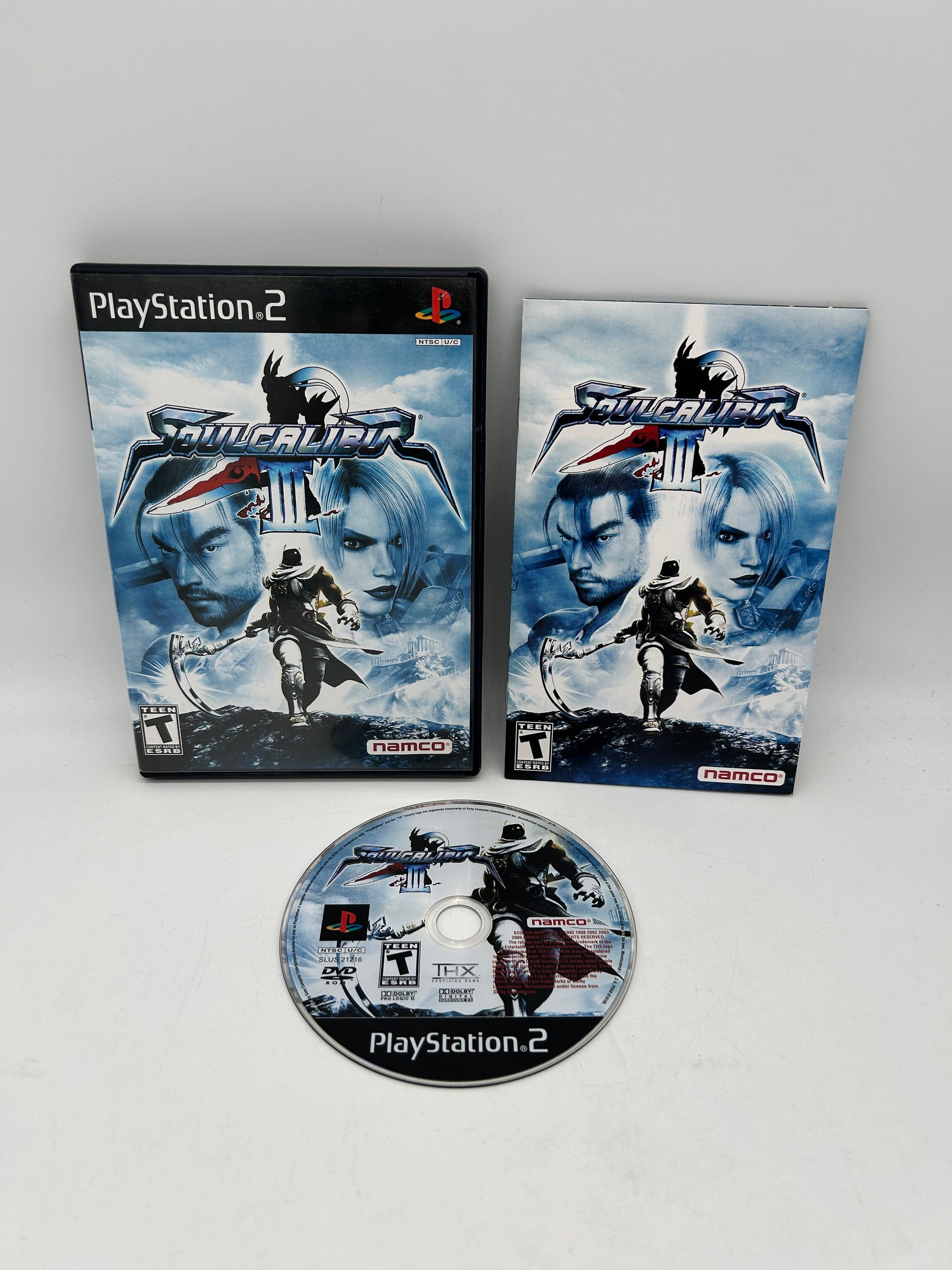 PiXEL-RETRO.COM : SONY PLAYSTATION 2 (PS2) COMPLET CIB BOX MANUAL GAME NTSC SOUL CALIBUR III