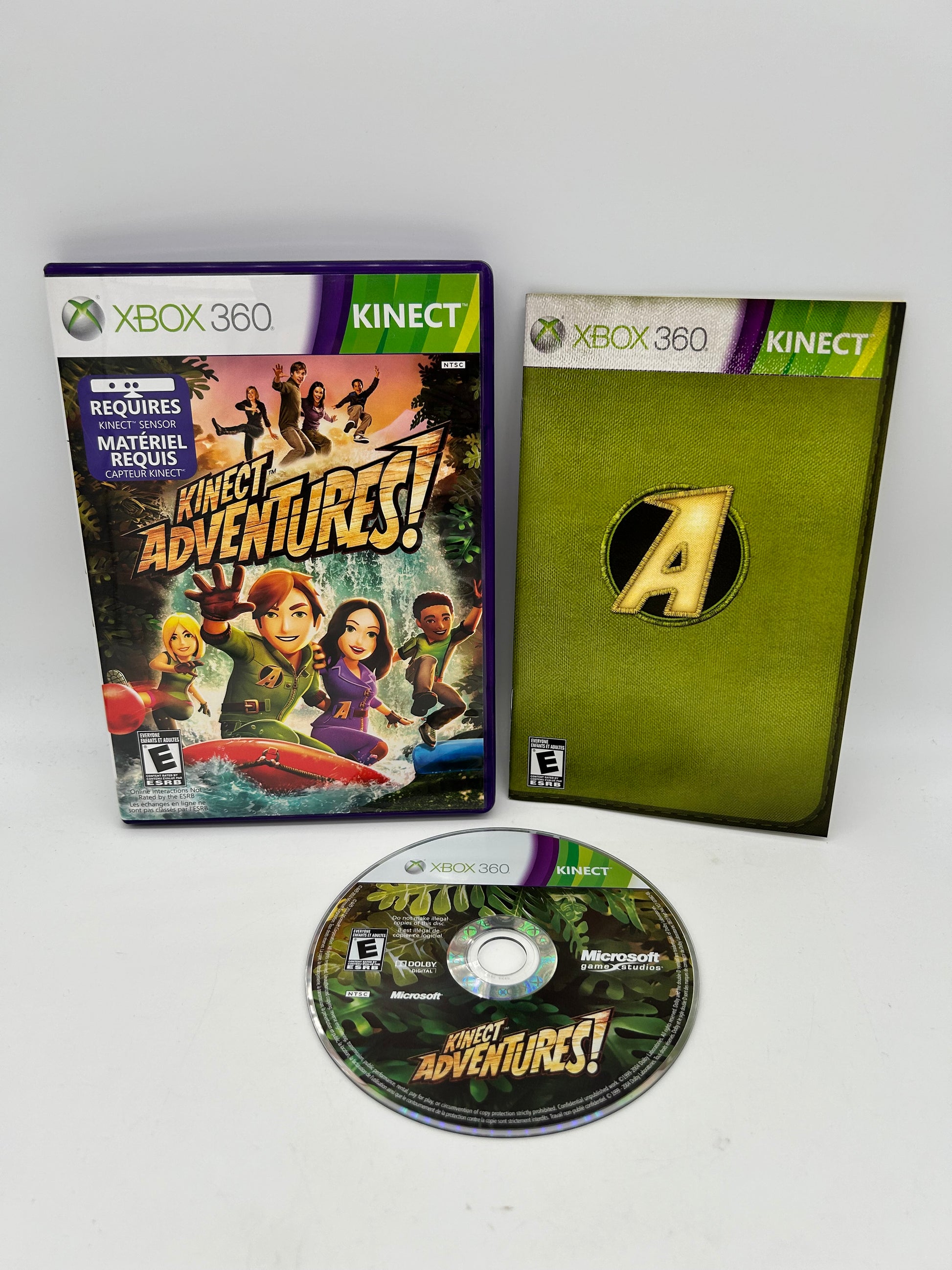 PiXEL-RETRO.COM : MICROSOFT XBOX 360 COMPLETE CIB BOX MANUAL GAME NTSC KINECT ADVENTURES!
