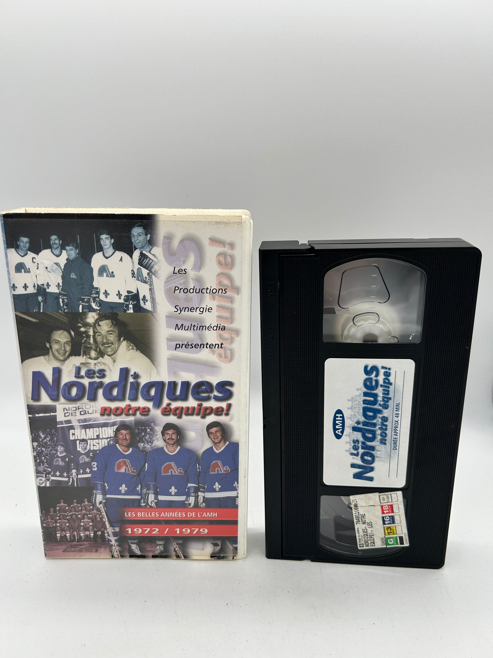FiLM VHS FRANCAiS | LES NORDiQUES NOTRE EQUiPE LES BELLES ANNEES DE L'AMH 1972/1979