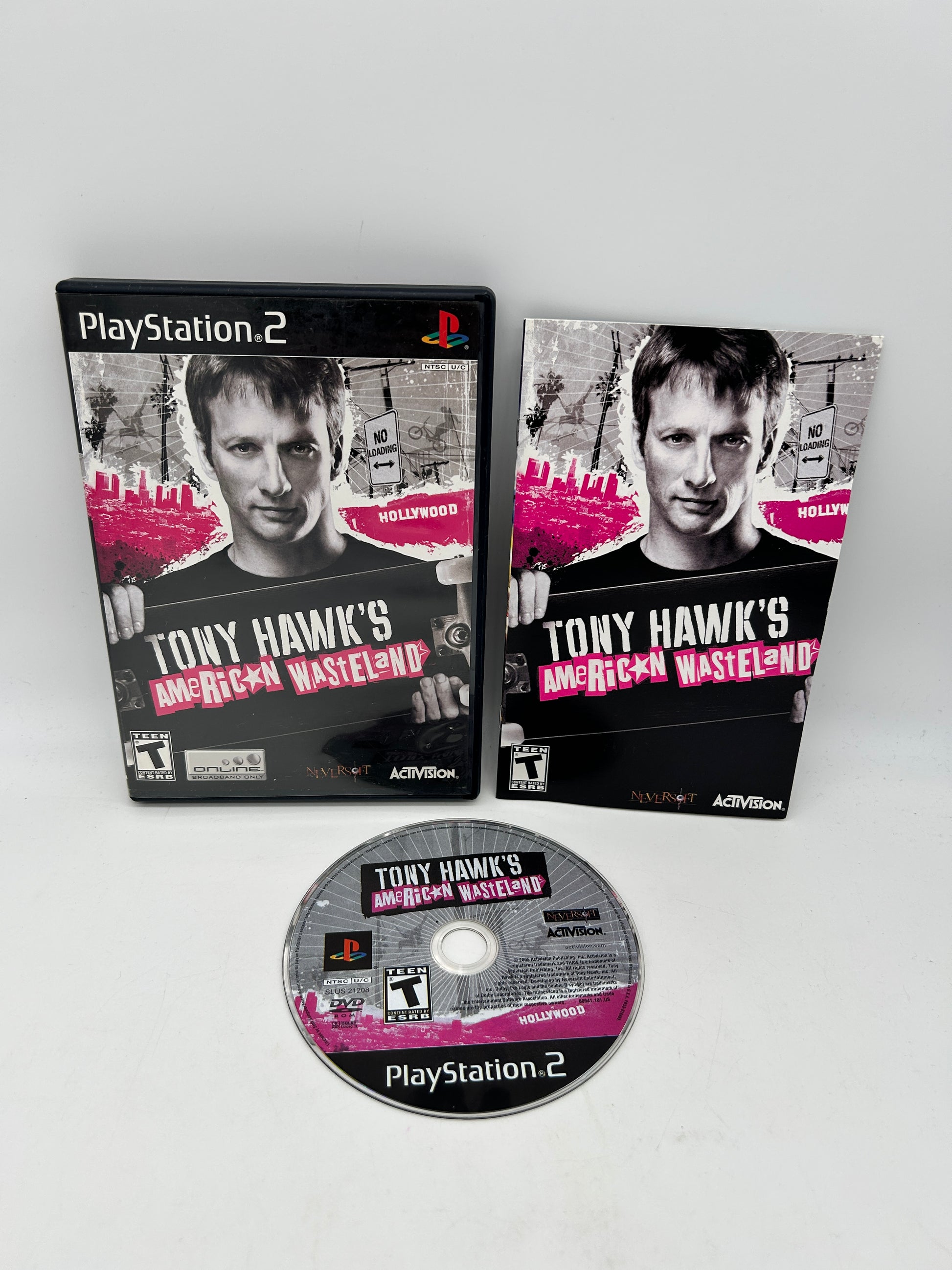 PiXEL-RETRO.COM : SONY PLAYSTATION 2 (PS2) COMPLET CIB BOX MANUAL GAME NTSC TONY HAWK'S AMERICAN WASTELAND