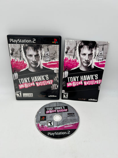PiXEL-RETRO.COM : SONY PLAYSTATION 2 (PS2) COMPLET CIB BOX MANUAL GAME NTSC TONY HAWK'S AMERICAN WASTELAND