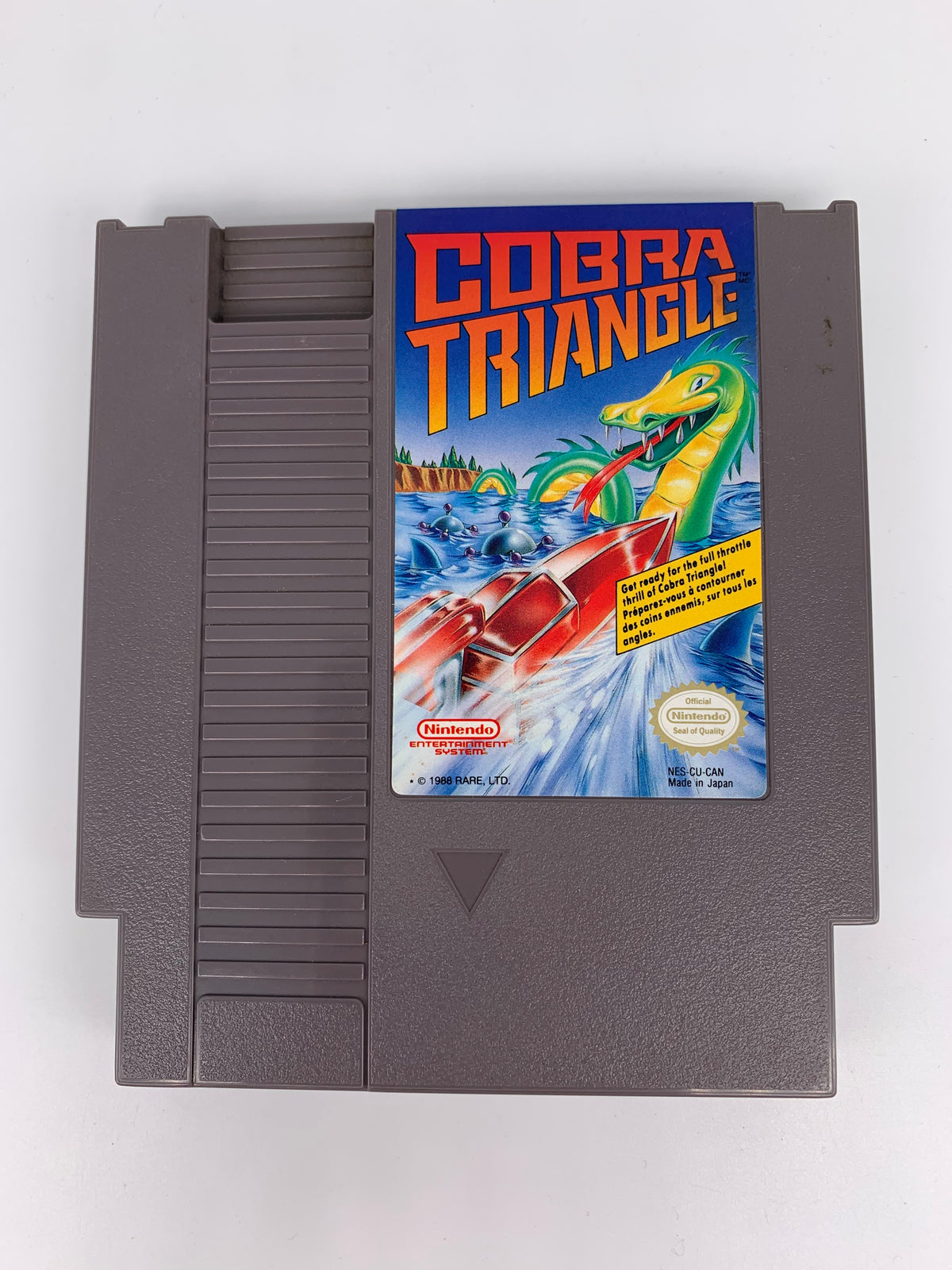 PiXEL-RETRO.COM : NINTENDO ENTERTAiNMENT SYSTEM (NES) COBRA TRIANGLE GAME NTSC