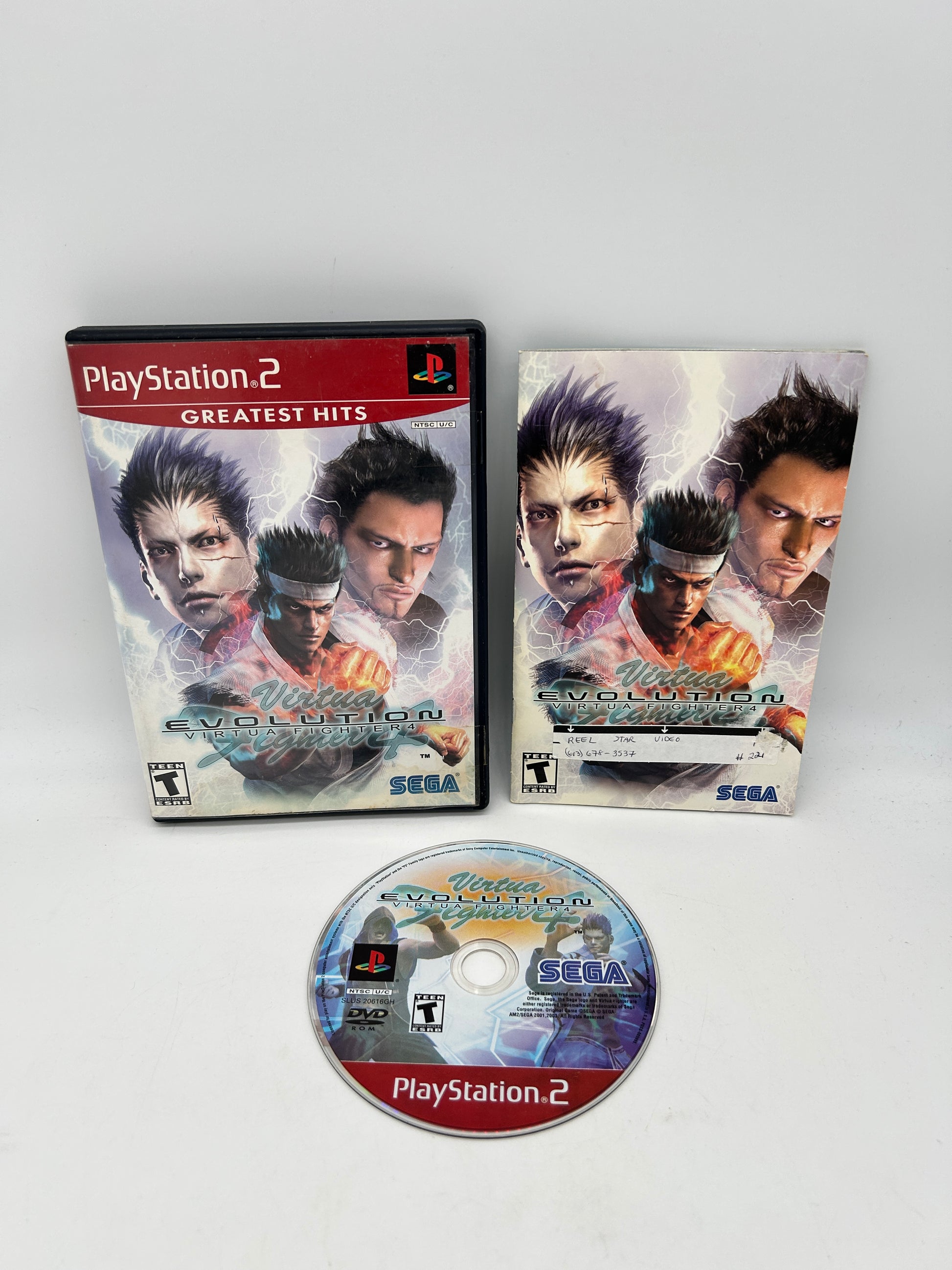PiXEL-RETRO.COM : SONY PLAYSTATION 2 (PS2) COMPLET CIB BOX MANUAL GAME NTSC VIRTUA EVOLUTION FIGHTER 4