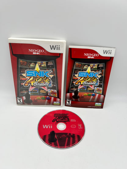 PiXEL-RETRO.COM : NINTENDO WII COMPLET CIB BOX MANUAL GAME NTSC SNK ARCADE CLASSICS VOL 1