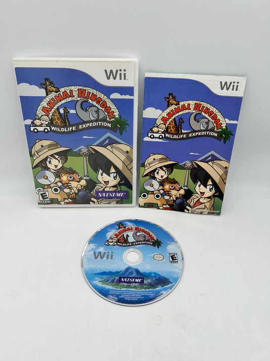 PiXEL-RETRO.COM : NINTENDO WII COMPLET CIB BOX MANUAL GAME NTSC ANIMAL KINGDOM WILDLIFE EXPEDITION