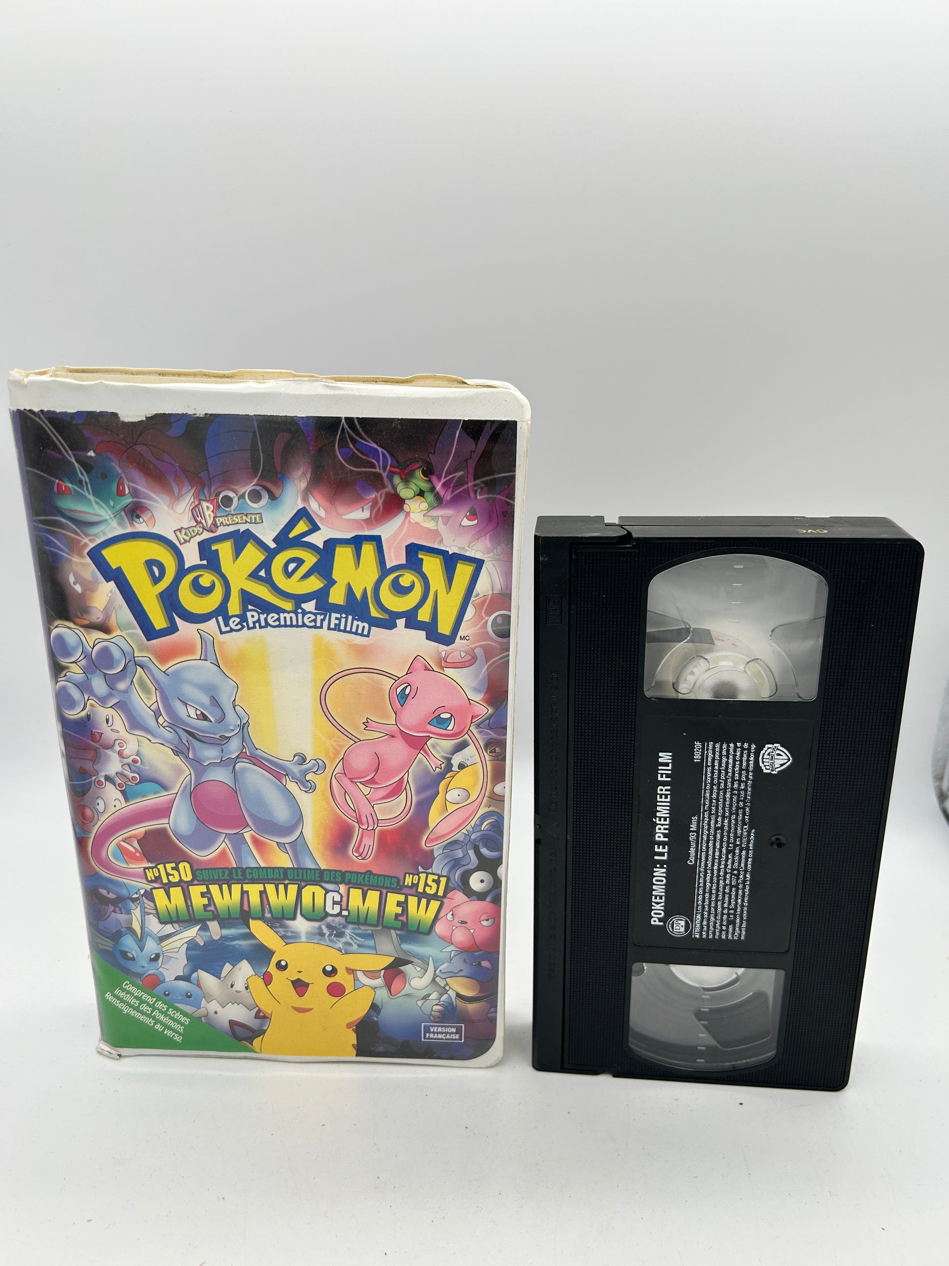 FiLM VHS FRANCAiS | POKEMON LE PREMiER FiLM MEWTWO MEW #150 151