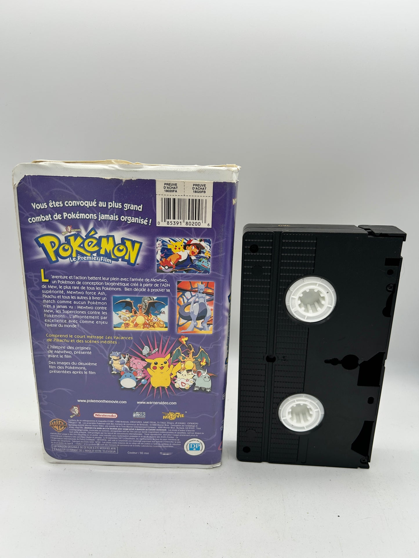 FiLM VHS FRANCAiS | POKEMON LE PREMiER FiLM MEWTWO MEW #150 151
