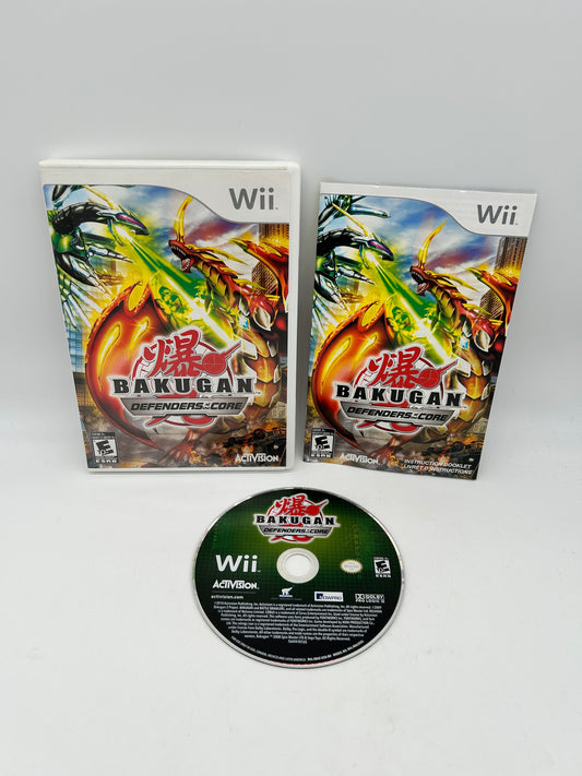 PiXEL-RETRO.COM : NINTENDO WII COMPLET CIB BOX MANUAL GAME NTSC BAKAGAN DEFENDERS OF THE CORE