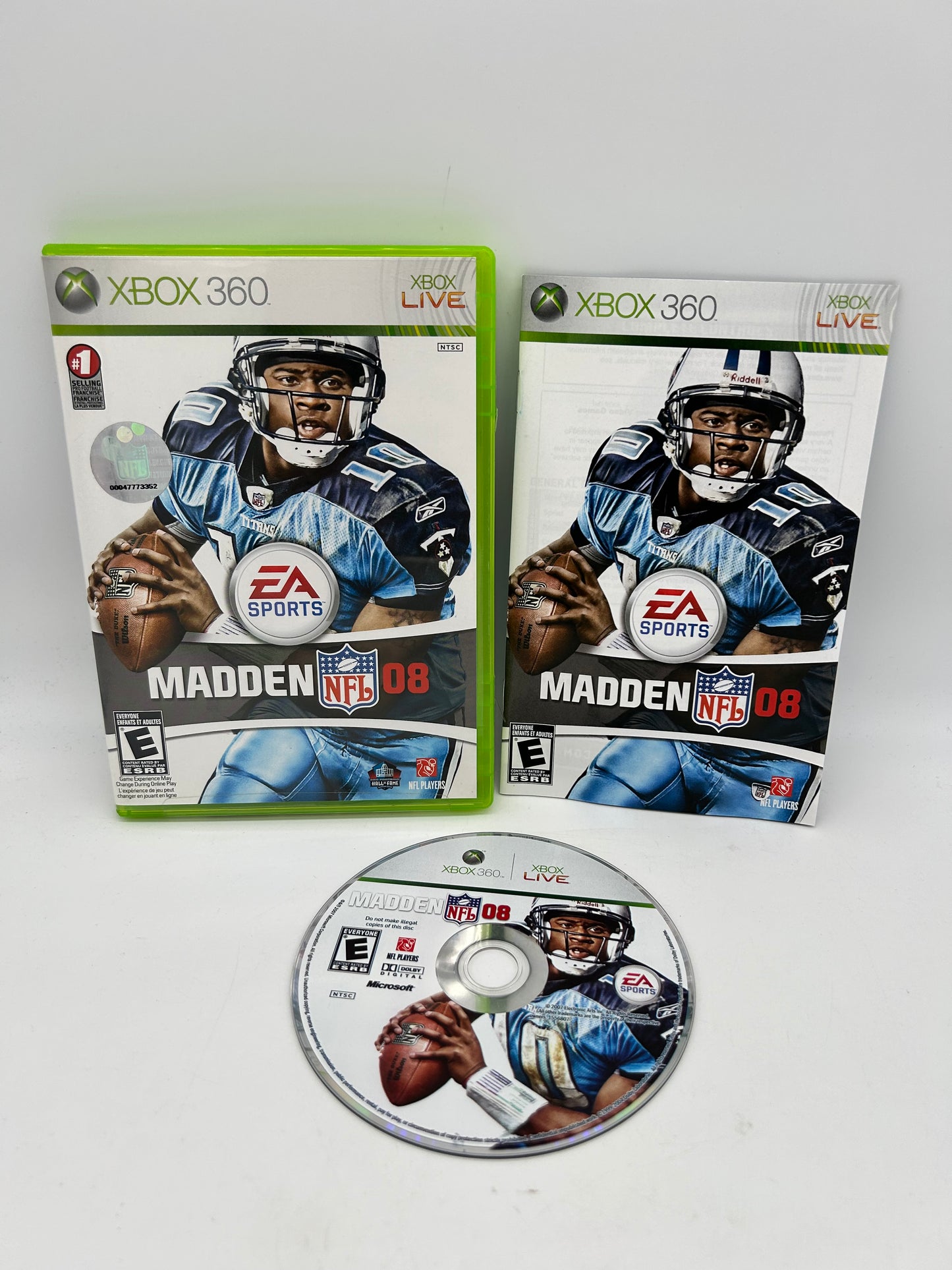 PiXEL-RETRO.COM : MICROSOFT XBOX 360 COMPLETE CIB BOX MANUAL GAME NTSC MADDEN NFL 08