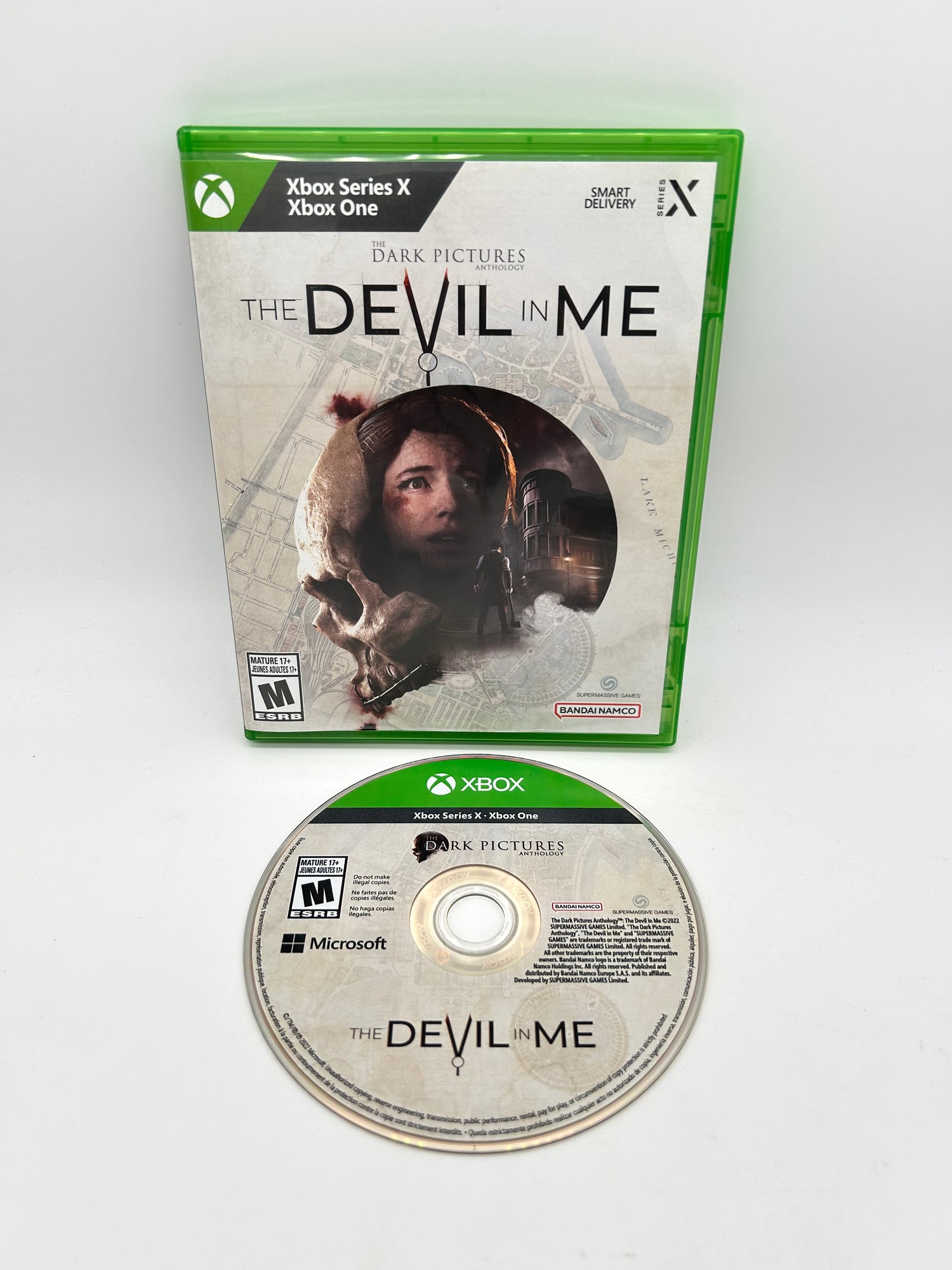 PiXEL-RETRO.COM : MICROSOFT XBOX ONE SERIES X COMPLETE CIB BOX MANUAL GAME NTSC THE DEVIL IN ME