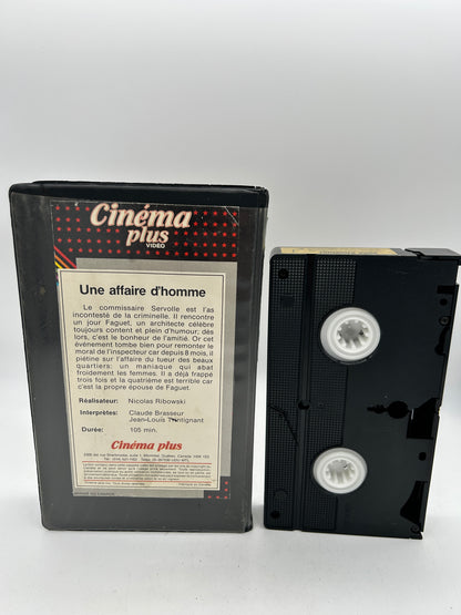 FiLM VHS FRANCAiS | UNE AFFAiRE D'HOMMES