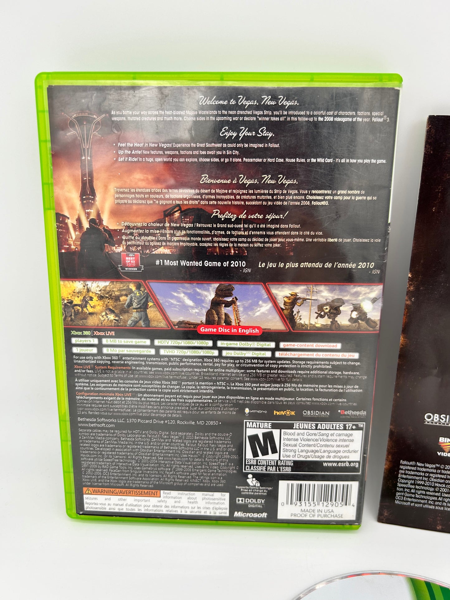 MiCROSOFT XBOX 360 | FALLOUT NEW VEGAS