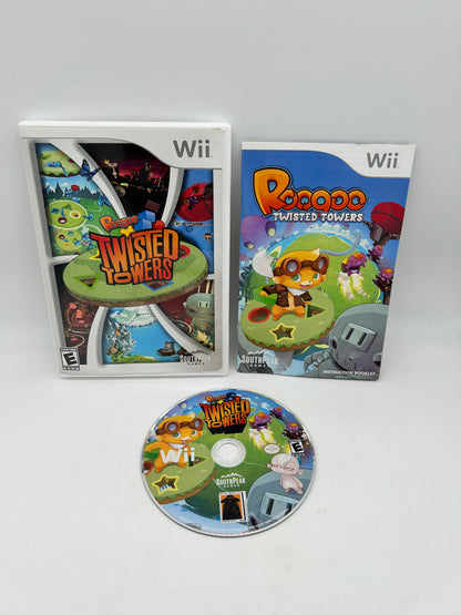 PiXEL-RETRO.COM : NINTENDO WII COMPLET CIB BOX MANUAL GAME NTSC RAYMAN ROOGOO TWISTED TOWERS