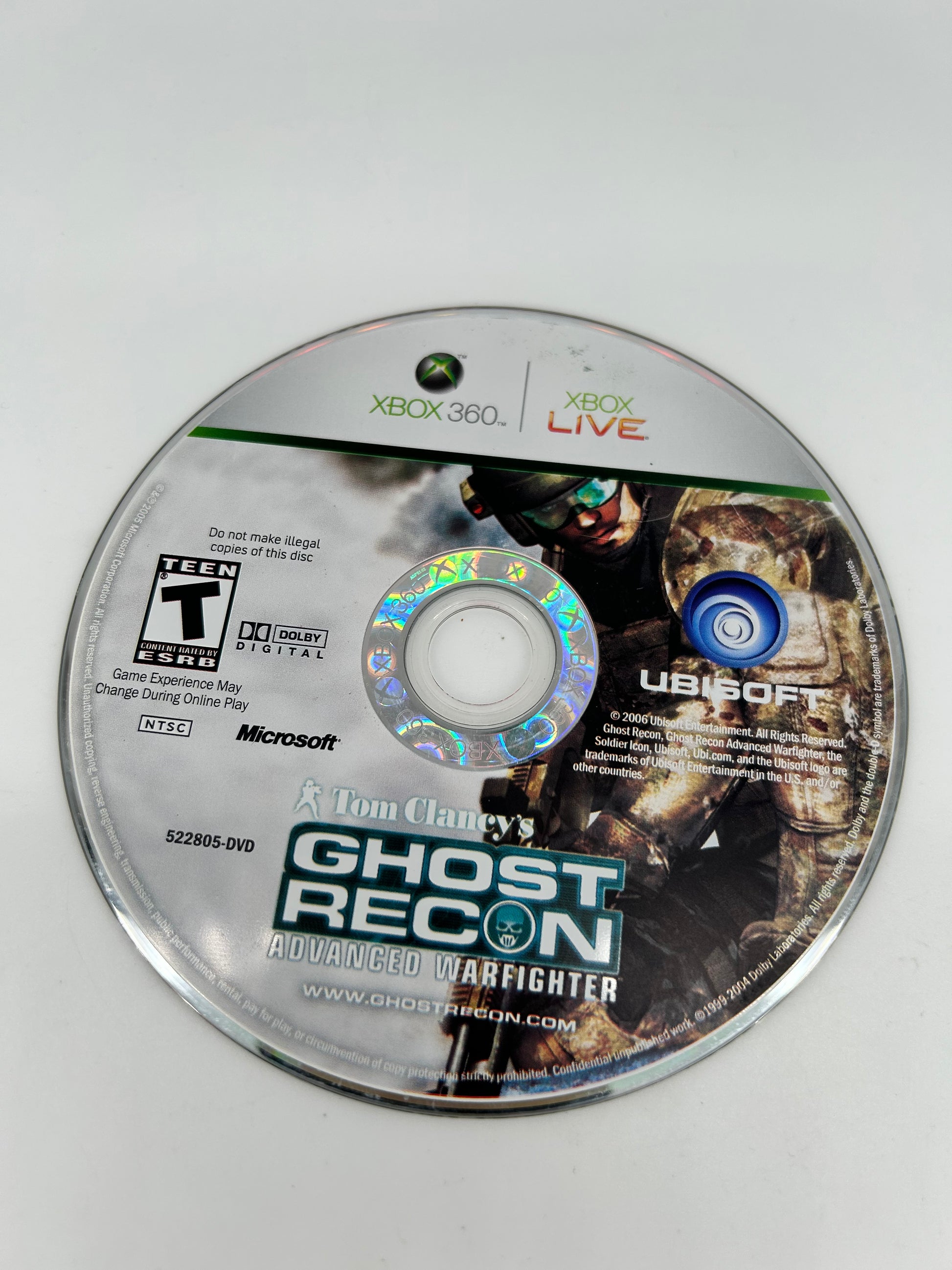 PiXEL-RETRO.COM : MICROSOFT XBOX 360 GAME NTSC TOM CLANCY'S GHOST RECON ADVANCED WARFIGHTER