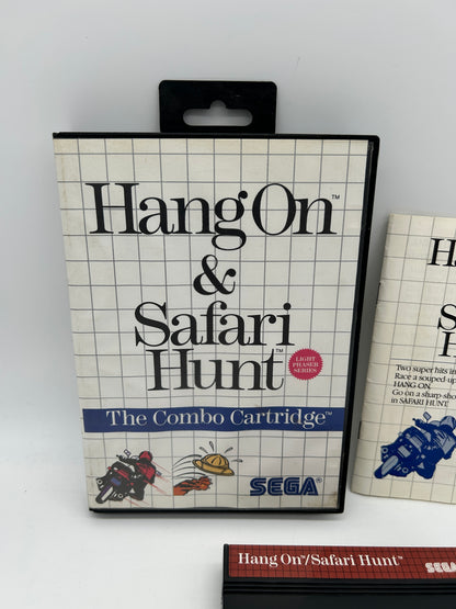 SEGA MASTER [SMS] | HANG-ON &amp; SAFARi HUNT