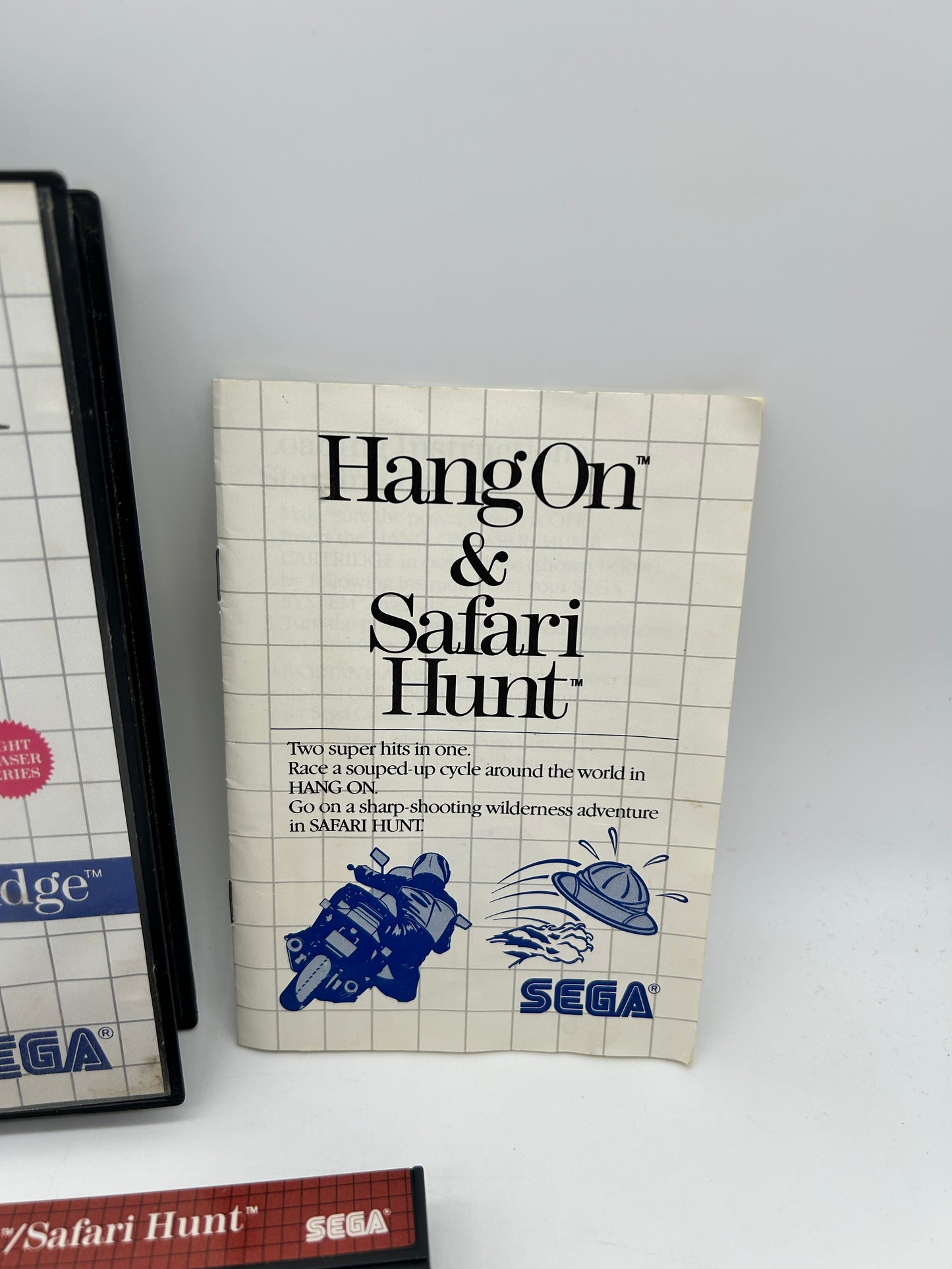 SEGA MASTER [SMS] | HANG-ON &amp; SAFARi HUNT