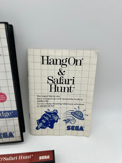 SEGA MASTER [SMS] | HANG-ON &amp; SAFARi HUNT