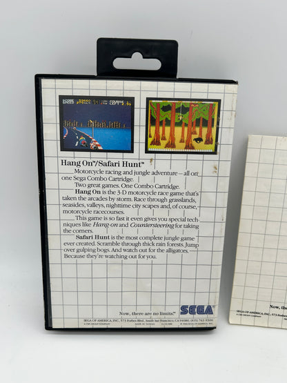 SEGA MASTER [SMS] | HANG-ON &amp; SAFARi HUNT