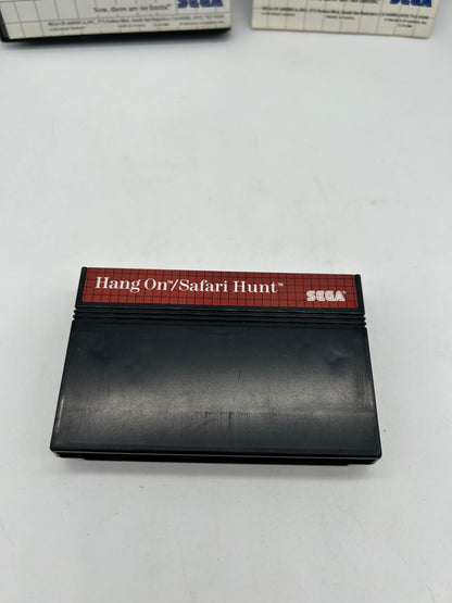 SEGA MASTER [SMS] | HANG-ON &amp; SAFARi HUNT