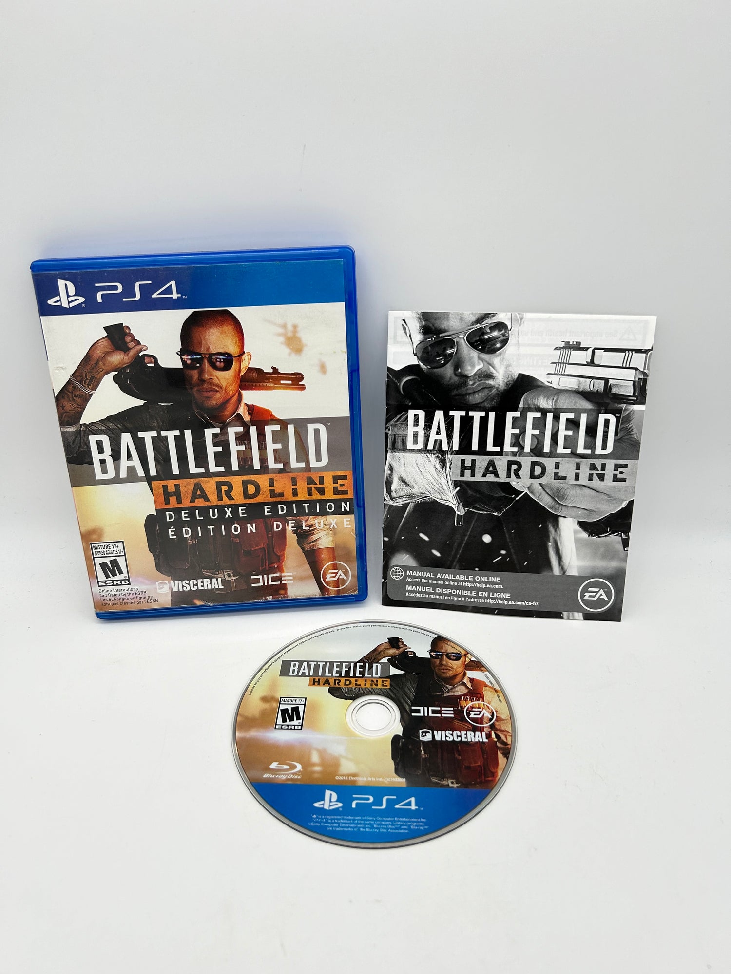 PiXEL-RETRO.COM : SONY PLAYSTATION 4 (PS4) COMPLETE CIB BOX MANUAL GAME NTSC BATTLEFIELD HARDLINE DELUXE EDITION