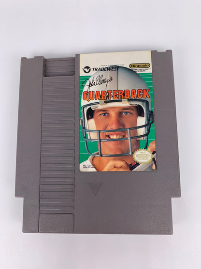 PiXEL-RETRO.COM : ORIGINAL NINTENDO NES COMPLET CIB BOX MANUAL GAME NTSC JOHN ELWAYS QUATERBACK