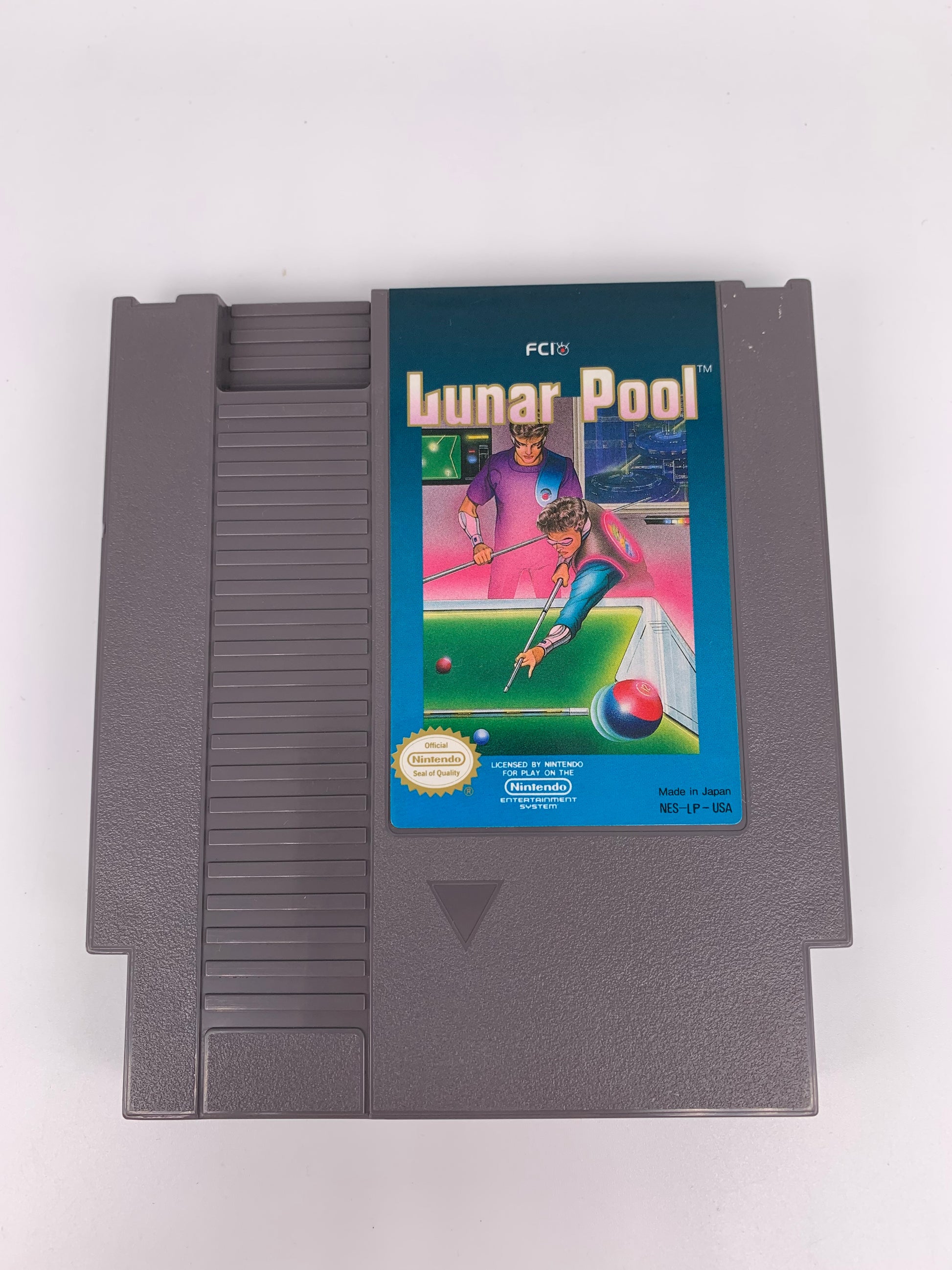 PiXEL-RETRO.COM : ORIGINAL NINTENDO NES COMPLET CIB BOX MANUAL GAME NTSC LUNAR POOL