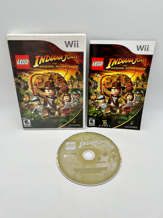 PiXEL-RETRO.COM : NINTENDO WII COMPLET CIB BOX MANUAL GAME NTSC LEGO INDIANA JONES THE ORIGINAL ADVENTURES