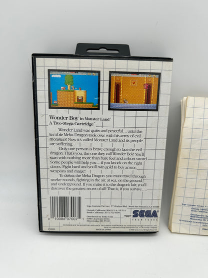 SEGA MASTER [SMS] | WONDER BOY in MONSTER LAND