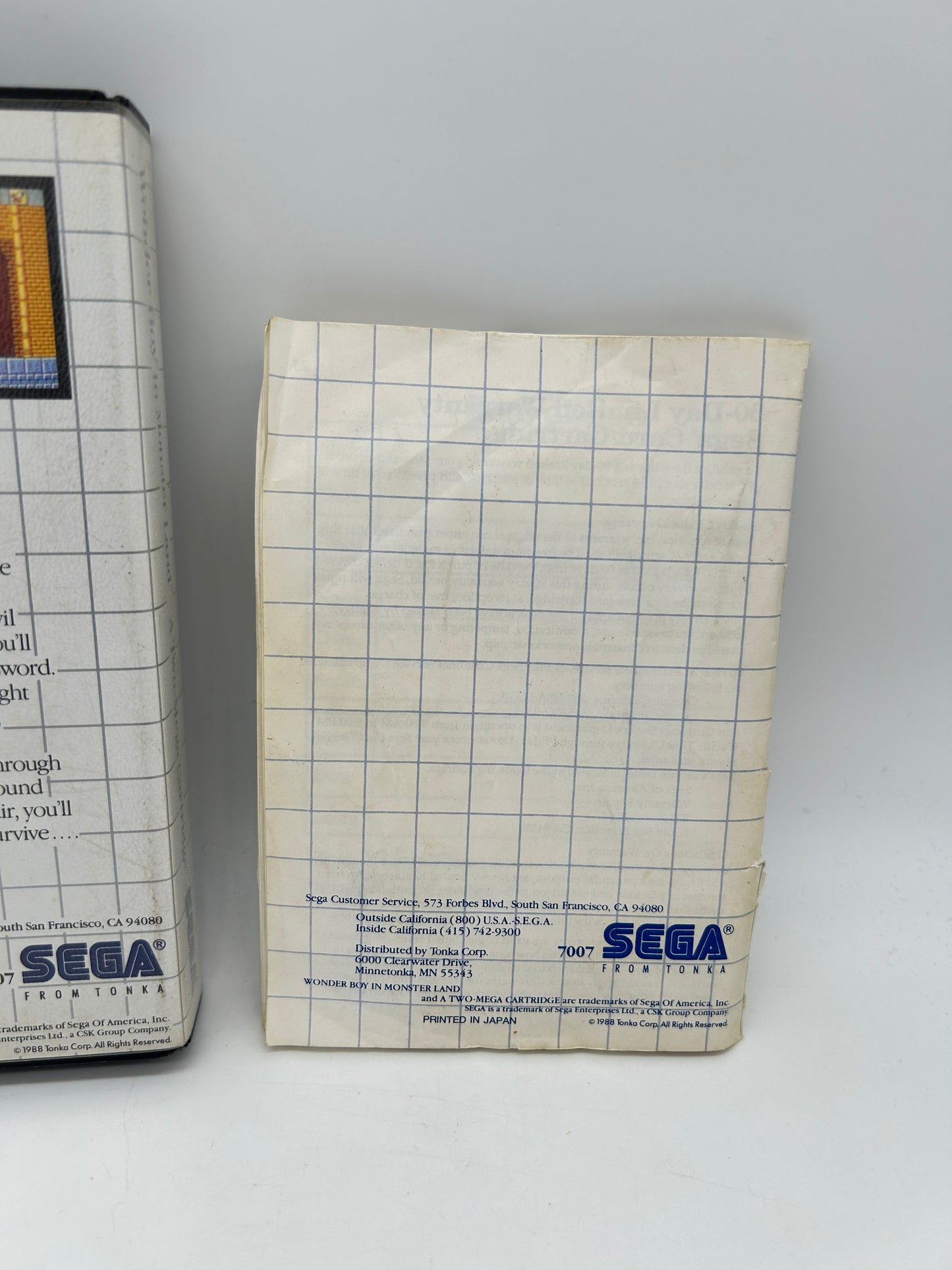 SEGA MASTER [SMS] | WONDER BOY in MONSTER LAND