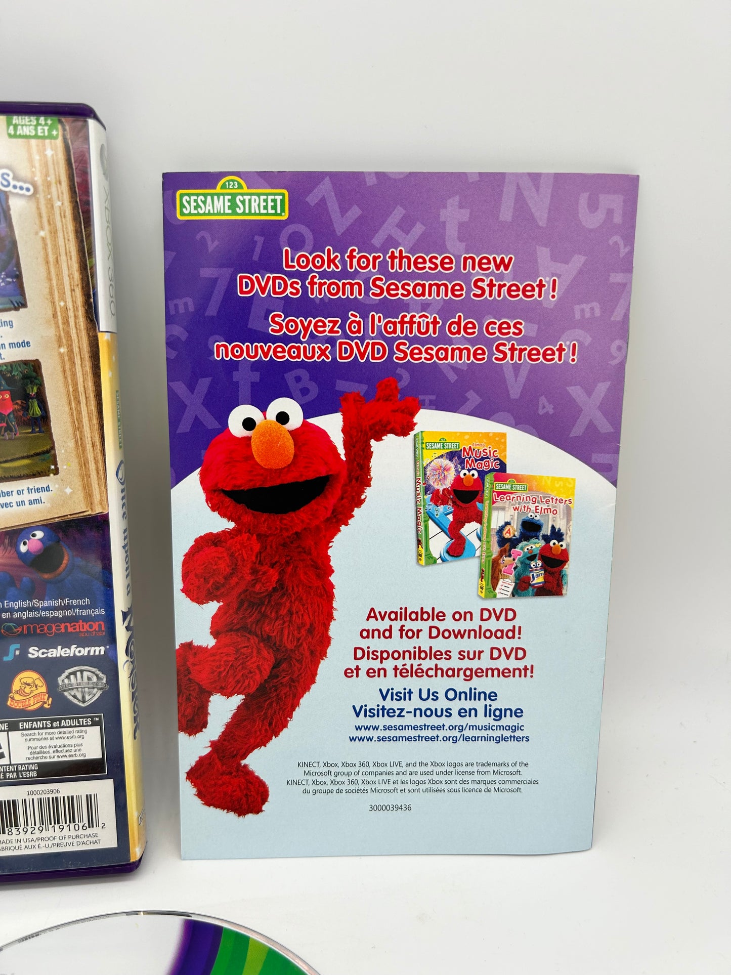 MiCROSOFT XBOX 360 | SESAME STREET ONCE UPON A MONSTER