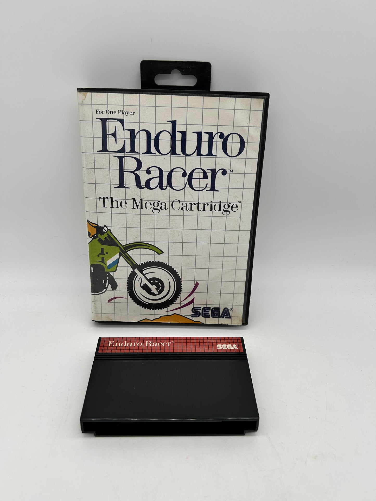 PiXEL-RETRO.COM : SEGA MASTER GAME NTSC COMPLETE IN BOX CIB BOX MANUAL ENDURO RACER