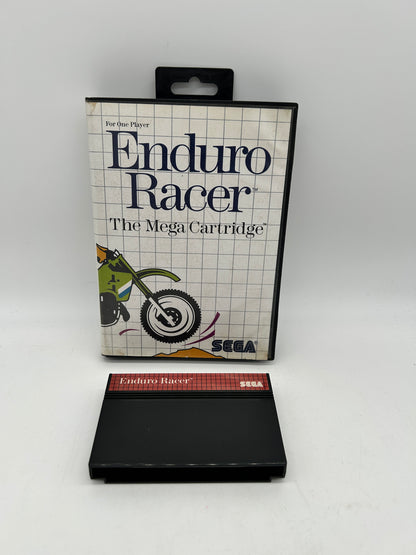PiXEL-RETRO.COM : SEGA MASTER GAME NTSC COMPLETE IN BOX CIB BOX MANUAL ENDURO RACER