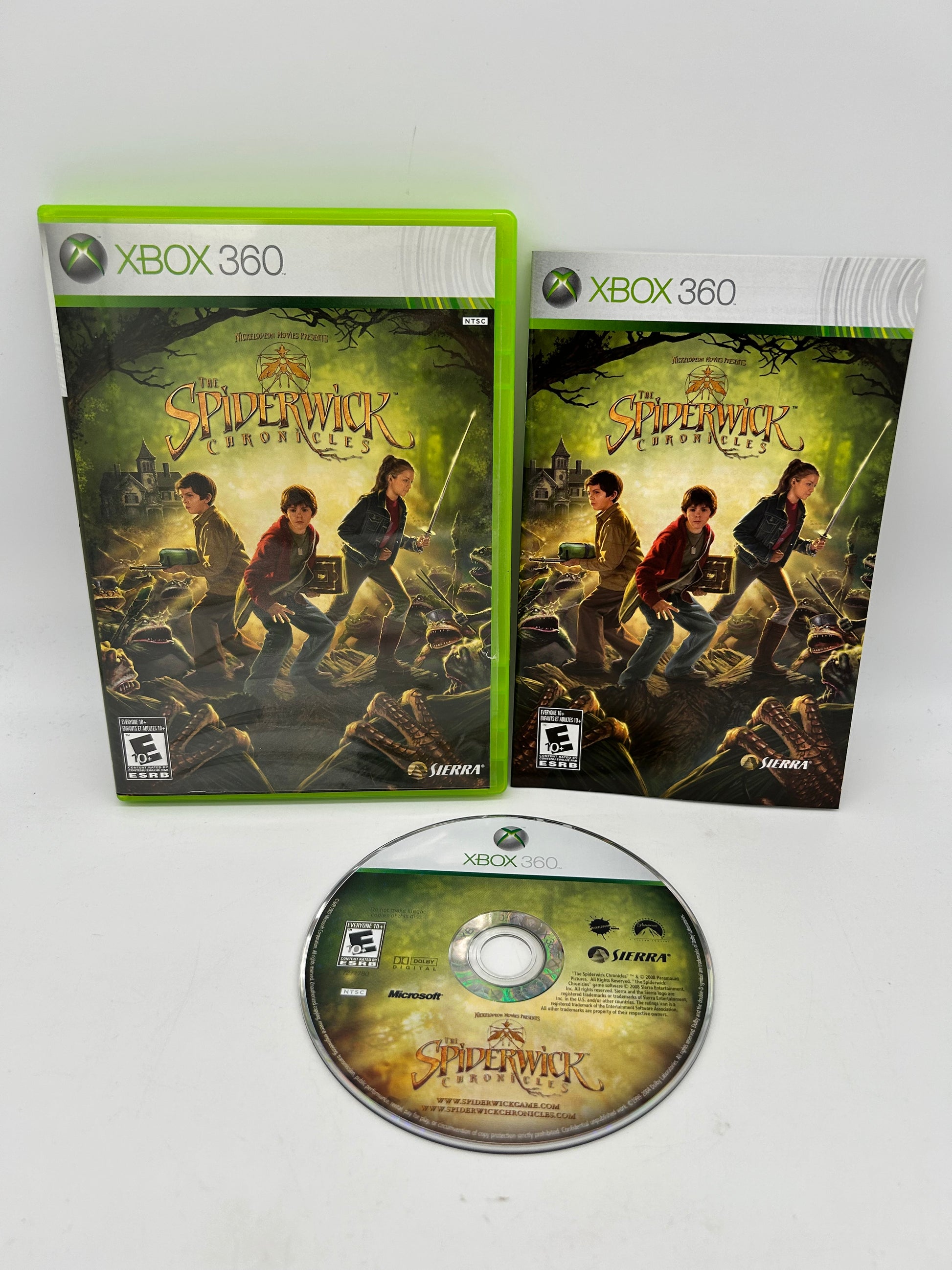 PiXEL-RETRO.COM : MICROSOFT XBOX 360 COMPLETE CIB BOX MANUAL GAME NTSC THE SPIDERWICK CHRONICLES