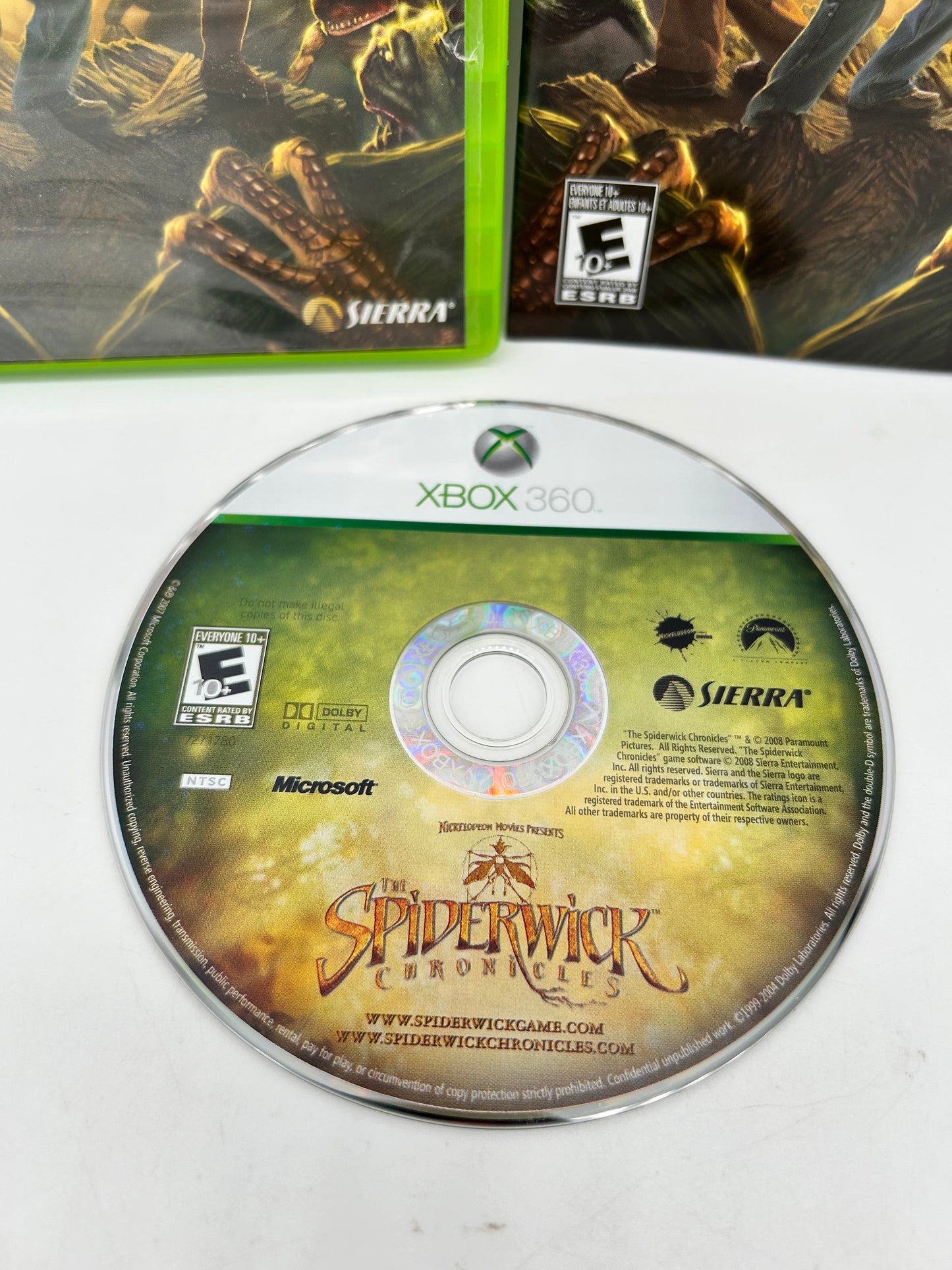 MiCROSOFT XBOX 360 | THE SPiDERWiCK CHRONiCLES